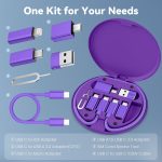 BASESAILOR Multi USB C Charger Adapter Kit,Travel USB to USBC Adapter Box - Image 2
