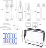 Cosywell Travel Size Bottles for Toiletries 13 Pack 2oz TSA Approved Toiletry Bottles Leak Proof Travel Kit for Women Shampoo Lotion Skincare Cosmetic Container Travel Essentials(White) - Image 2