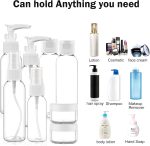 Cosywell Travel Size Bottles for Toiletries 13 Pack 2oz TSA Approved Toiletry Bottles Leak Proof Travel Kit for Women Shampoo Lotion Skincare Cosmetic Container Travel Essentials(White) - Image 5