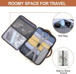 Carry On Backpack, Travel Backpack, Beige, Large-25L, Travel - Image 4