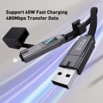 PZOZ Keychain Charging Cable Charger Cable Keyring Multi Charger Cable - Image 4
