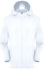Women's Lightweight Rain Jacket Waterproof Packable Raincoat Sun Protection Hoodies Golf Hiking Travel Windbreaker - Image 3