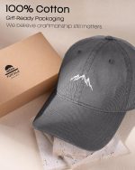 FURTALK Baseball Caps Mens Mountain Embroidery Dad Hat Unstructured Soft Vintage Washed Cotton Outdoor Baseball Cap - Image 2