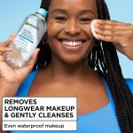 Garnier SkinActive Micellar Cleansing Water, For Waterproof Makeup, 3.4 Fl Oz - Image 2