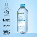 Garnier SkinActive Micellar Cleansing Water, For Waterproof Makeup, 3.4 Fl Oz - Image 6
